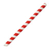 Fiesta Compostable Bubble Tea Straw Red & White 12x210mm (150 Pack)