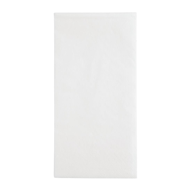 Fiesta Recyclable Dinner Napkin White 400x400mm 2ply 1/8 Fold (2000 Pack) Fiesta Recyclable Dinner Napkin White 400x400mm 2ply 1/8 Fold (2000 Pack)