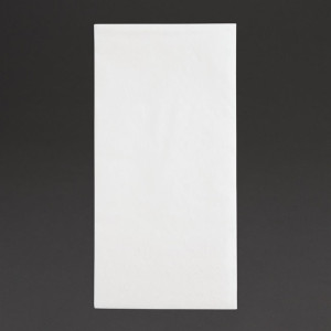 Fiesta Recyclable Dinner Napkin White 400x400mm 2ply 1/8 Fold (2000 Pack)