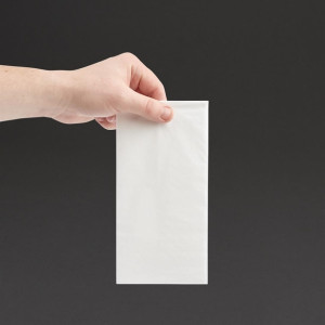 Fiesta Recyclable Dinner Napkin White 400x400mm 2ply 1/8 Fold (2000 Pack)