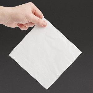 Fiesta Recyclable Lunch Napkin White 330x330mm 2ply 1/4 Fold (2000 Pack) Fiesta Recyclable Lunch Napkin White 330x330mm 2ply 1/4 Fold (2000 Pack)