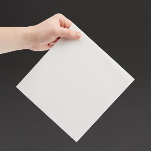 Fiesta Recyclable Premium Tablin Dinner Napkin White 400x400mm Airlaid 1/4 Fold (500 Pack) Fiesta Recyclable Premium Tablin Dinner Napkin White 400x400mm Airlaid 1/4 Fold (500 Pack)