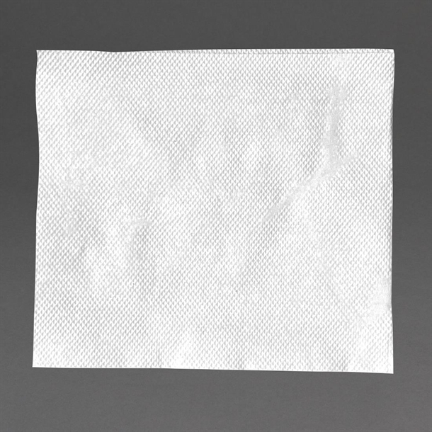 Nisbets Essentials Lunch Napkins White 2ply 1/4 Fold (50 Pack)