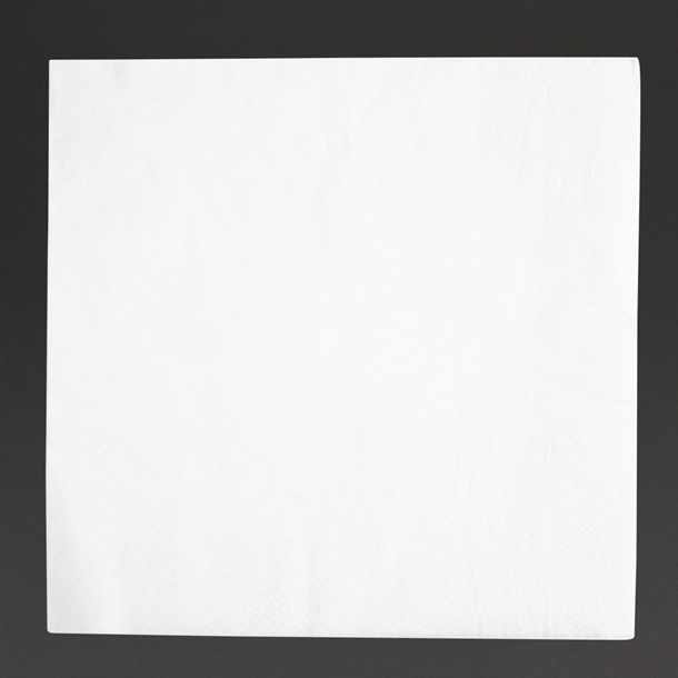 Fiesta Recyclable Dinner Napkin White 400x400mm 2ply 1/4 Fold (2000 Pack) Fiesta Recyclable Dinner Napkin White 400x400mm 2ply 1/4 Fold (2000 Pack)
