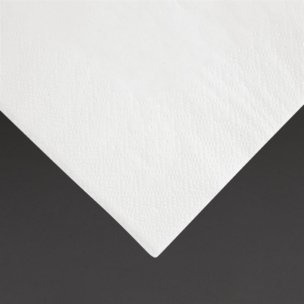 Fiesta Recyclable Dinner Napkin White 400x400mm 3ply 1/4 Fold (1000 Pack) Fiesta Recyclable Dinner Napkin White 400x400mm 3ply 1/4 Fold (1000 Pack)