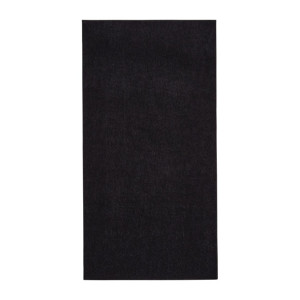 Fiesta Recyclable Dinner Napkin Black 400x400mm 3ply 1/8 Fold (1000 Pack)