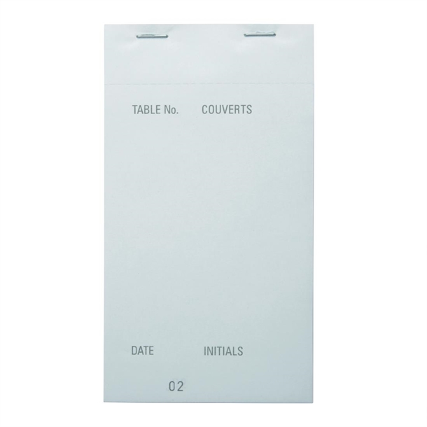 Olympia Recyclable Carbonless Waiter Pad Duplicate Large (50 Pack) Olympia Recyclable Carbonless Waiter Pad Duplicate Large (50 Pack)
