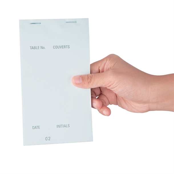 Olympia Recyclable Carbonless Waiter Pad Duplicate Large (50 Pack) Olympia Recyclable Carbonless Waiter Pad Duplicate Large (50 Pack)
