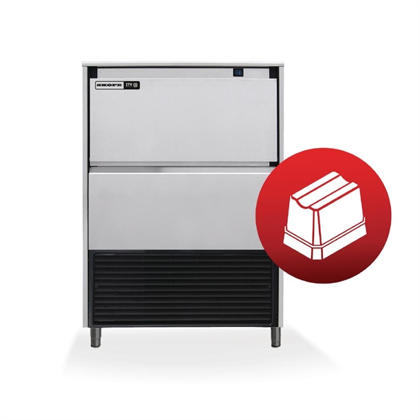 ITV GALA NG80 A Self-Contained Ice Cube Maker R290 80kg