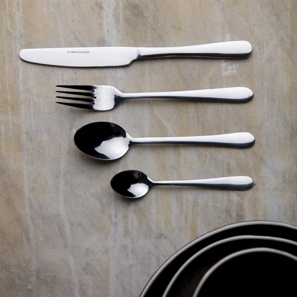 Olympia Buckingham Serve Like A Pro Cutlery Set (48 Pack) Olympia Buckingham Serve Like A Pro Cutlery Set (48 Pack)