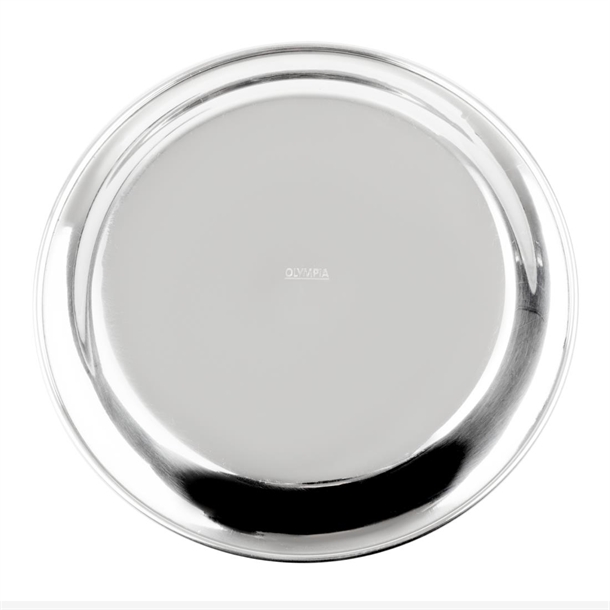 Olympia Round Stainless Steel Tip Tray 150mm