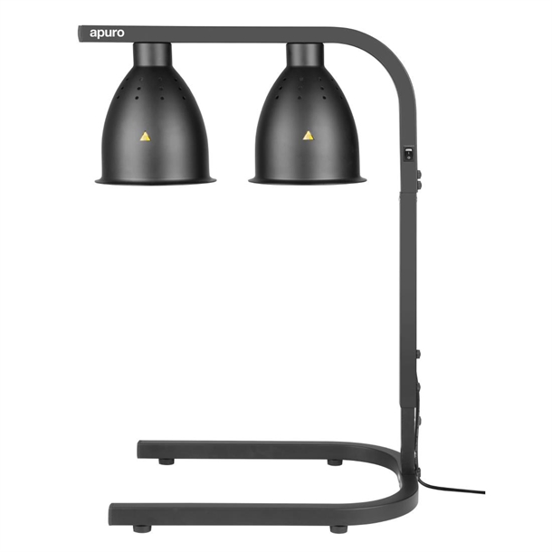 Apuro Infrared Food Warmer Matt Black