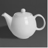 Olympia Café Teapot White 450ml (2 Pack)