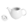 Olympia Café Teapot White 450ml (2 Pack)