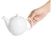 Olympia Café Teapot White 450ml (2 Pack)