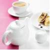 Olympia Café Teapot White 450ml (2 Pack)