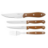 Olympia Jumbo Steak Knives Wood Effect Handle (12 Pack) Olympia Jumbo Steak Knives Wood Effect Handle (12 Pack)