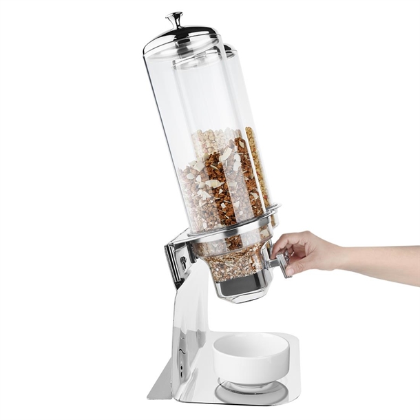 Olympia Cereal Dispenser Double 2x4Ltr