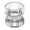 Olympia Ridged Glass Tealight/Candle Holders 52x52mm (6 Pack)