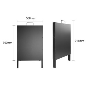 Olympia Metal Framed Pavement Board with Carry Handle 500x850mm