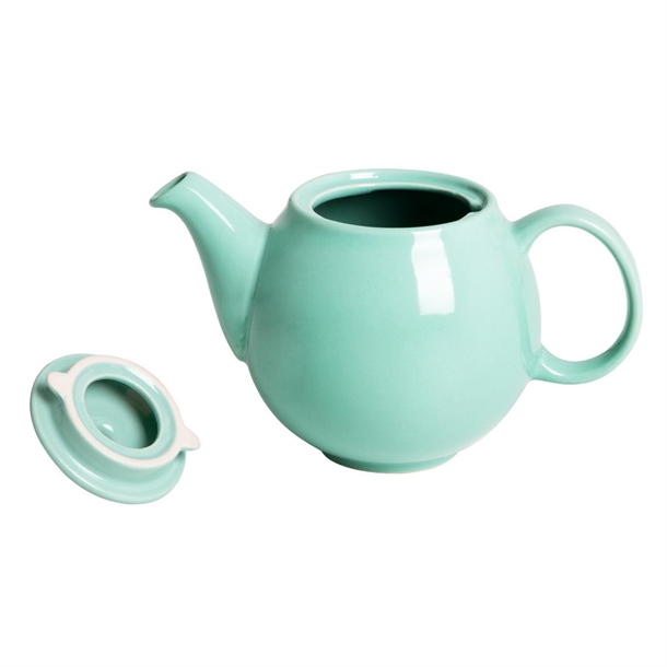 Olympia Café Teapot Aqua 450ml (2 Pack)