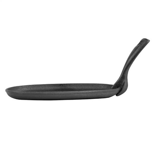 Olympia Cast-Iron Oval Sizzler Platter 240x140mm Olympia Cast-Iron Oval Sizzler Platter 240x140mm