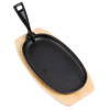 Olympia Cast-Iron Oval Sizzler Platter 240x140mm Olympia Cast-Iron Oval Sizzler Platter 240x140mm