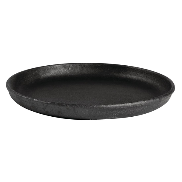 Olympia Round Cast Iron Sizzle Platter 220mm