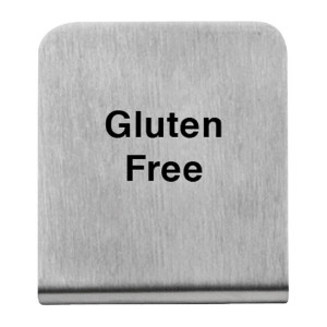 Trenton Gluten Free Buffet Sign Stainless Steel Trenton Gluten Free Buffet Sign Stainless Steel