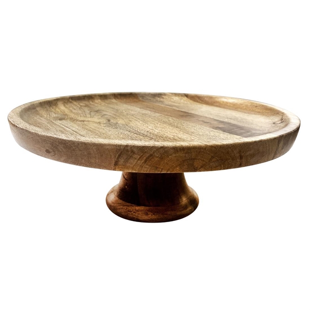 Olympia Cake Stand Mango Wood 330x120mm Olympia Cake Stand Mango Wood 330x120mm