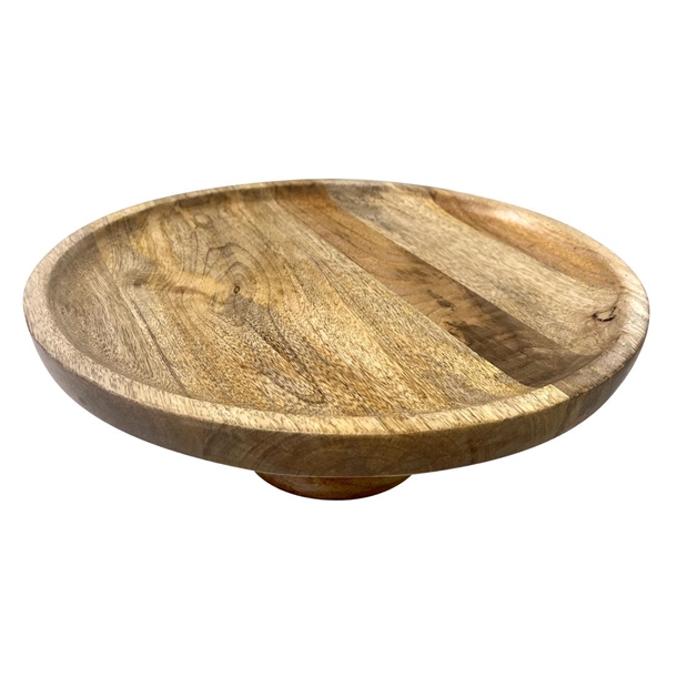 Olympia Cake Stand Mango Wood 330x120mm Olympia Cake Stand Mango Wood 330x120mm