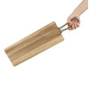 Olympia Rectangular Paddle Board Acacia Wood With Metal Handle 575x152mm