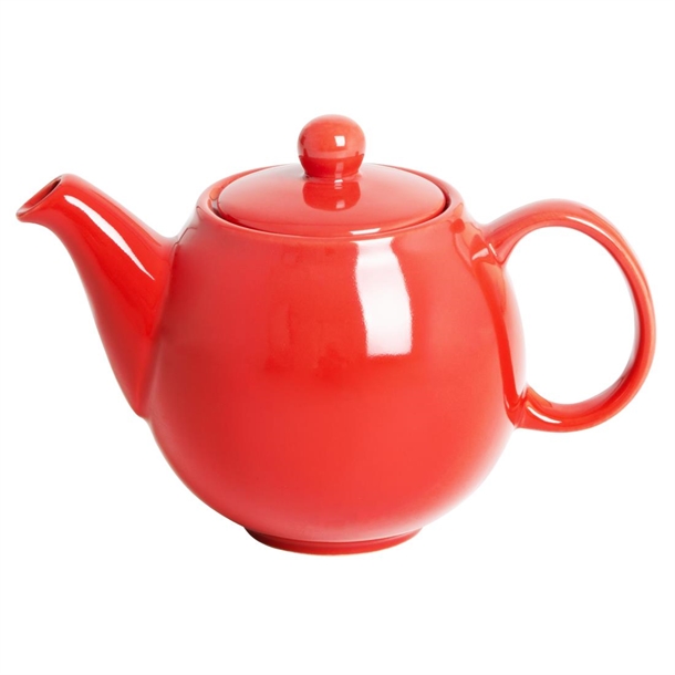 Olympia Café Teapot Red 450ml (2 Pack)