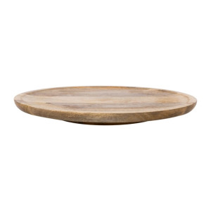 Olympia Revolving Cake Stand Mango Wood 330mm