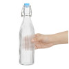 Olympia Ridged Swing Top Water Bottles 500ml (6 Pack)