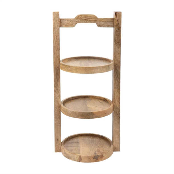 Olympia 3-Tier Stand Mango Wood for 150mm Plates Olympia 3-Tier Stand Mango Wood for 150mm Plates
