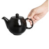 Olympia Café Teapot Black 450ml (2 Pack)