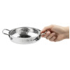 Olympia Table Presentation Handled Dish Stainless Steel Hammered 150mm