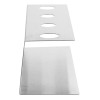 Olympia Ice Cream Holder 4 Cone Stainless Steel 270x97x90mm Olympia Ice Cream Holder 4 Cone Stainless Steel 270x97x90mm