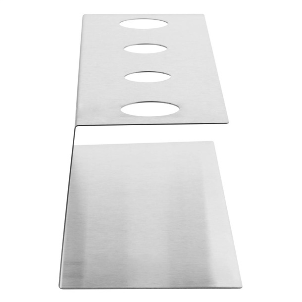 Olympia Ice Cream Holder 4 Cone Stainless Steel 270x97x90mm Olympia Ice Cream Holder 4 Cone Stainless Steel 270x97x90mm