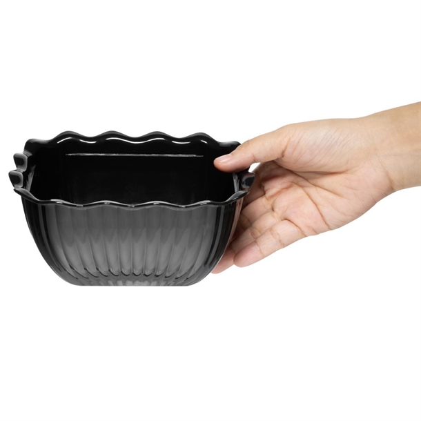 Olympia Kristallon Small Salad Crock Black