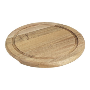 Olympia Round Acacia Wood Board for 200mm Dome 246x20mm