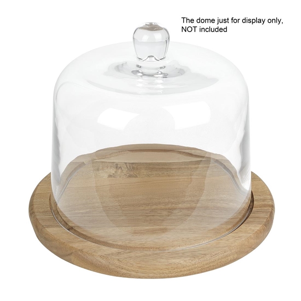 Olympia Round Acacia Wood Board for 200mm Dome 246x20mm Olympia Round Acacia Wood Board for 200mm Dome 246x20mm