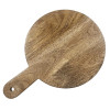 Olympia Round Handled Display Stand Mango Wood with Metal Legs 350x250x80mm Olympia Round Handled Display Stand Mango Wood with Metal Legs 350x250x80mm