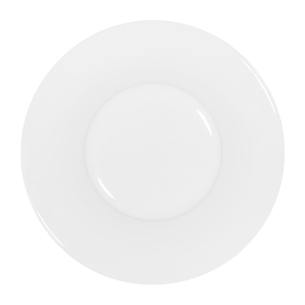 Tablekraft Core Pasta Plate Angled Flare Rim White - 260X43mm (3 Pack) Tablekraft Core Pasta Plate Angled Flare Rim White - 260X43mm (3 Pack)