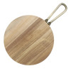 Olympia Round Paddle Board Acacia Wood Metal Handle 458x305mm Olympia Round Paddle Board Acacia Wood Metal Handle 458x305mm