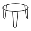 Olympia Non-Slip Riser Round Black Wire 210x120mm Olympia Non-Slip Riser Round Black Wire 210x120mm