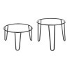 Olympia Non-Slip Riser Round Black Wire 210x120mm Olympia Non-Slip Riser Round Black Wire 210x120mm