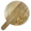 Olympia Round Handled Display Stand Mango Wood with Metal Legs 400x300x80mm