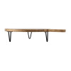 Olympia Round Handled Display Stand Mango Wood with Metal Legs 400x300x80mm